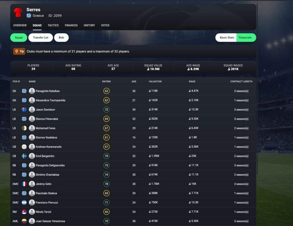 Soccerverse Review Part 2 – Team Management, Transfers, Tactics & First Match Soccerverse Review Part 2 – Team Management, Transfers, Tactics & First Match