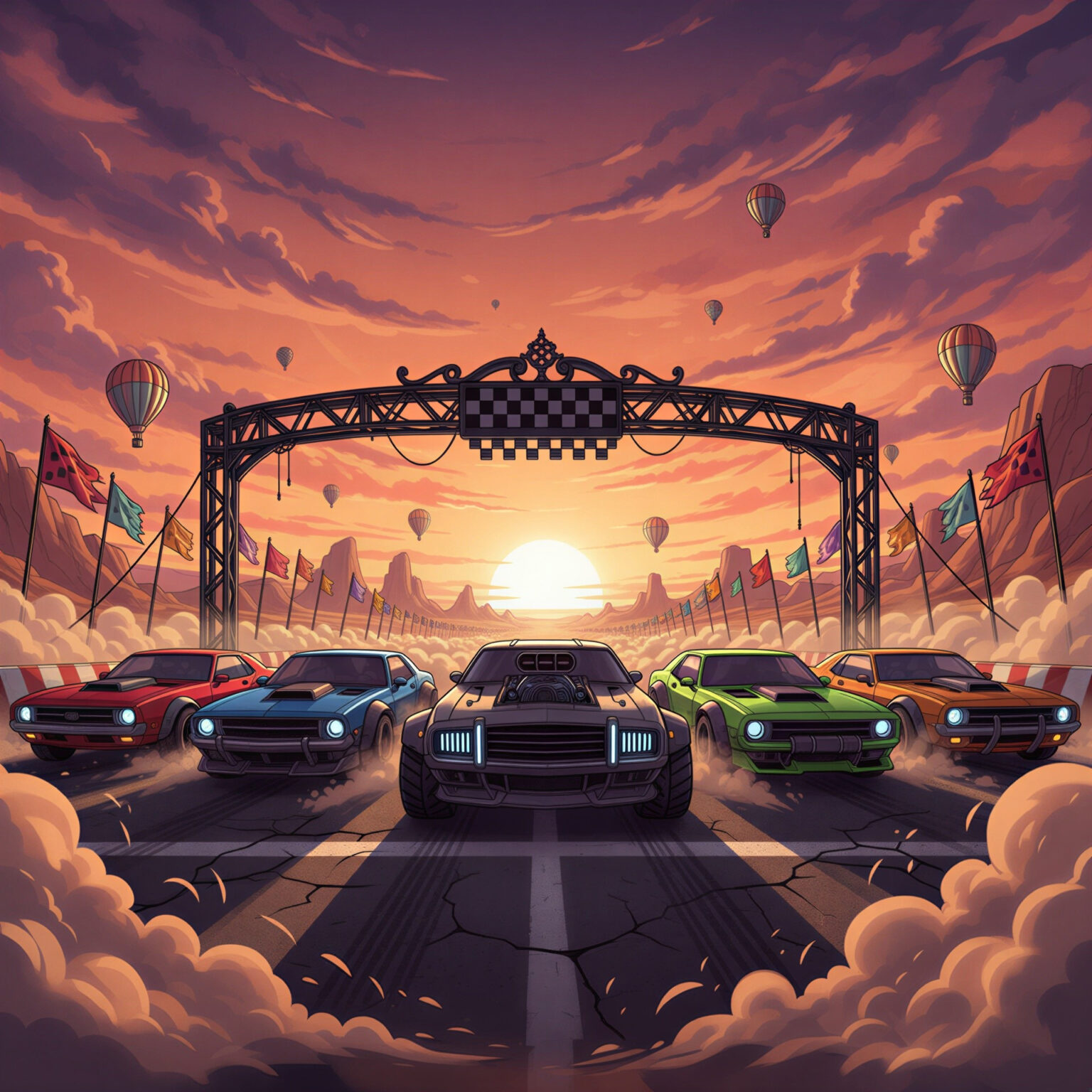 Meta Racing gameplay screenshot 1 – PvP crypto game on TON