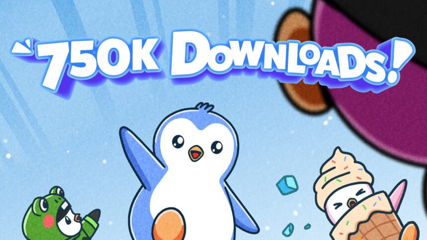 Pudgy Party Reaches 750,000 Downloads, Set Sights on One Million Milestone