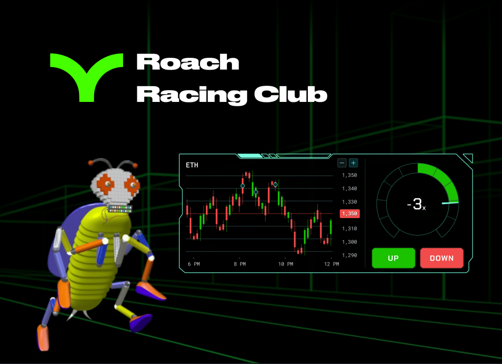 Roach Racing Club gameplay screenshot 2 – Collectible crypto game on Abstract