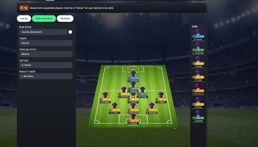 Soccerverse Review Part 2 – Team Management, Transfers, Tactics & First Match Soccerverse Review Part 2 – Team Management, Transfers, Tactics & First Match