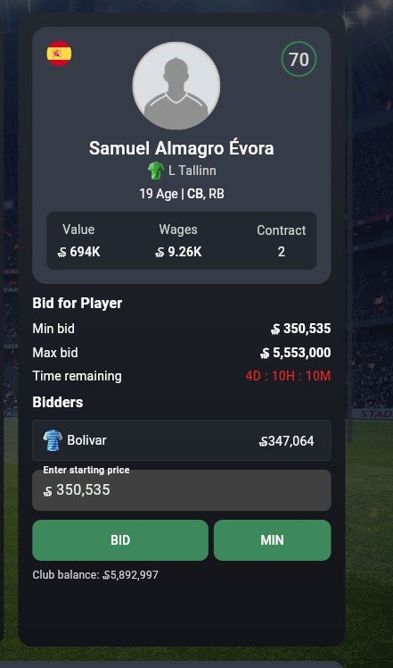 Soccerverse Review Part 3 – More Transfers, Failed Tactics & Preparing for Olympiacos Soccerverse Review Part 3 – More Transfers, Failed Tactics & Preparing for Olympiacos