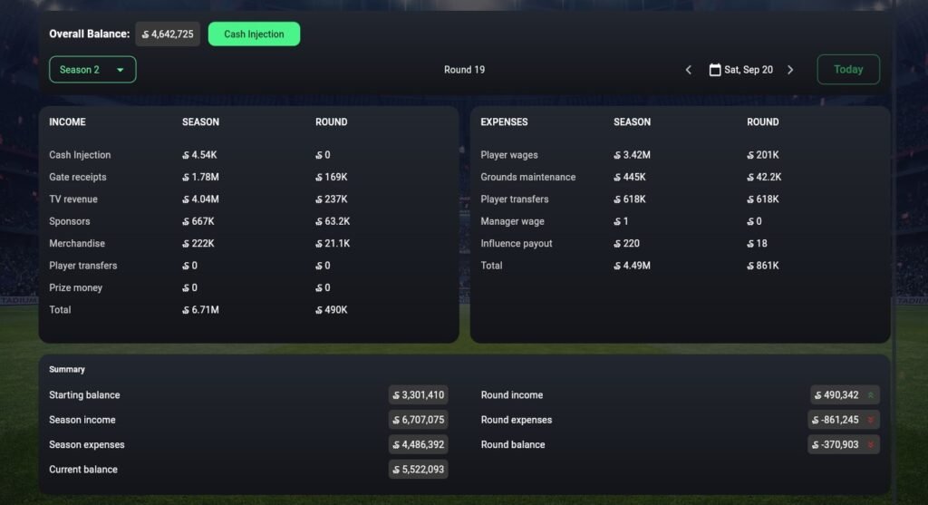 Soccerverse Review Part 4 – Shocking 6-3 Win, Crushing 11-2 Defeat & Financial Struggles Soccerverse Review Part 4 – Shocking 6-3 Win, Crushing 11-2 Defeat & Financial Struggles