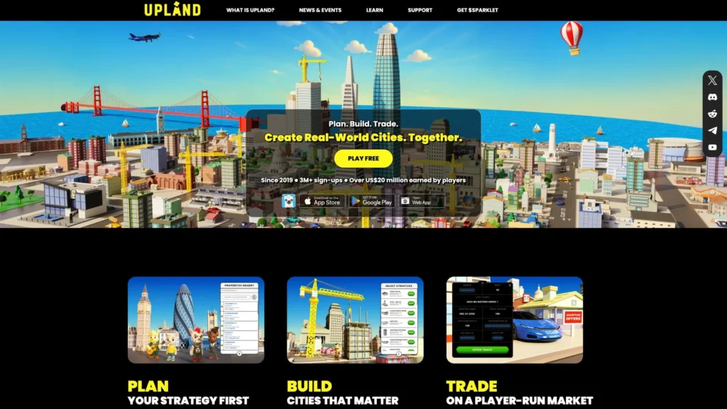 Upland Launched "Upland 2.0" Upland Launched "Upland 2.0"