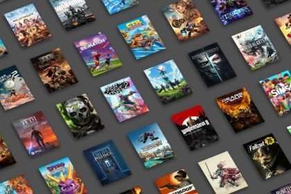 Xbox Game Pass image showing a catalogue of games