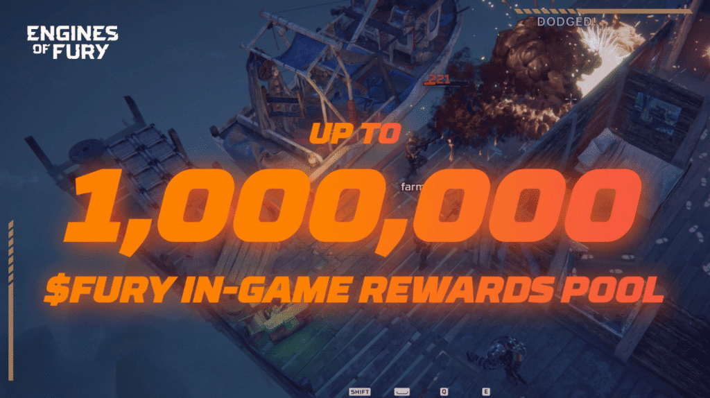 Engines of Fury Launches on Epic Games Today with $1M in $FURY Rewards Engines of Fury public launch 1 million $FURY in-game reward pool