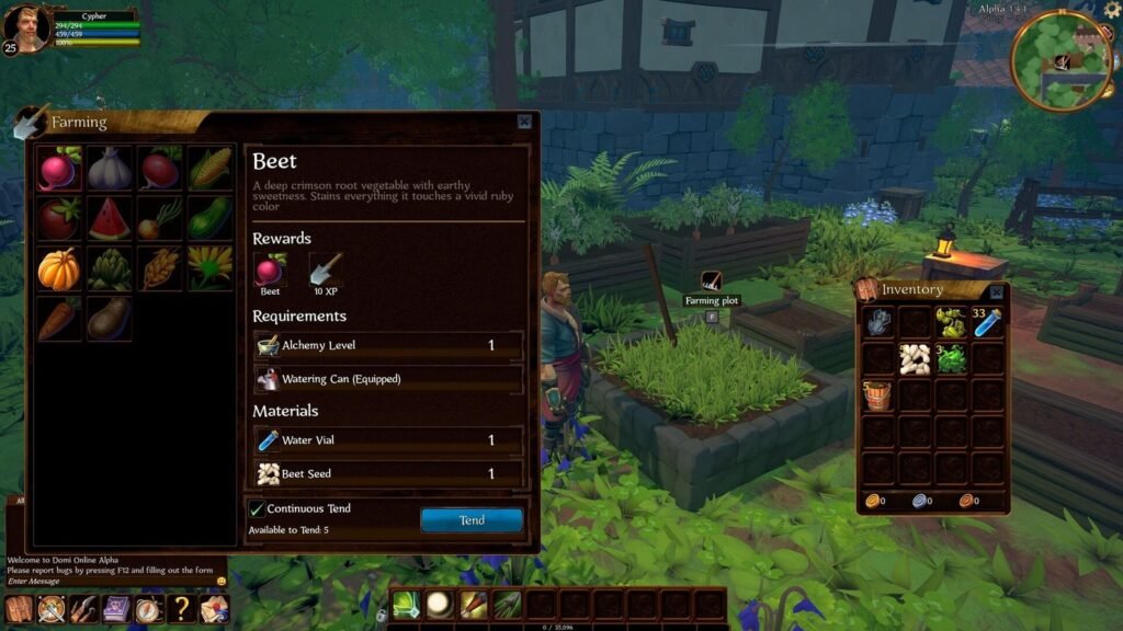 "Boost Your Economy in Domi Online: Discover the New Farming Profession"