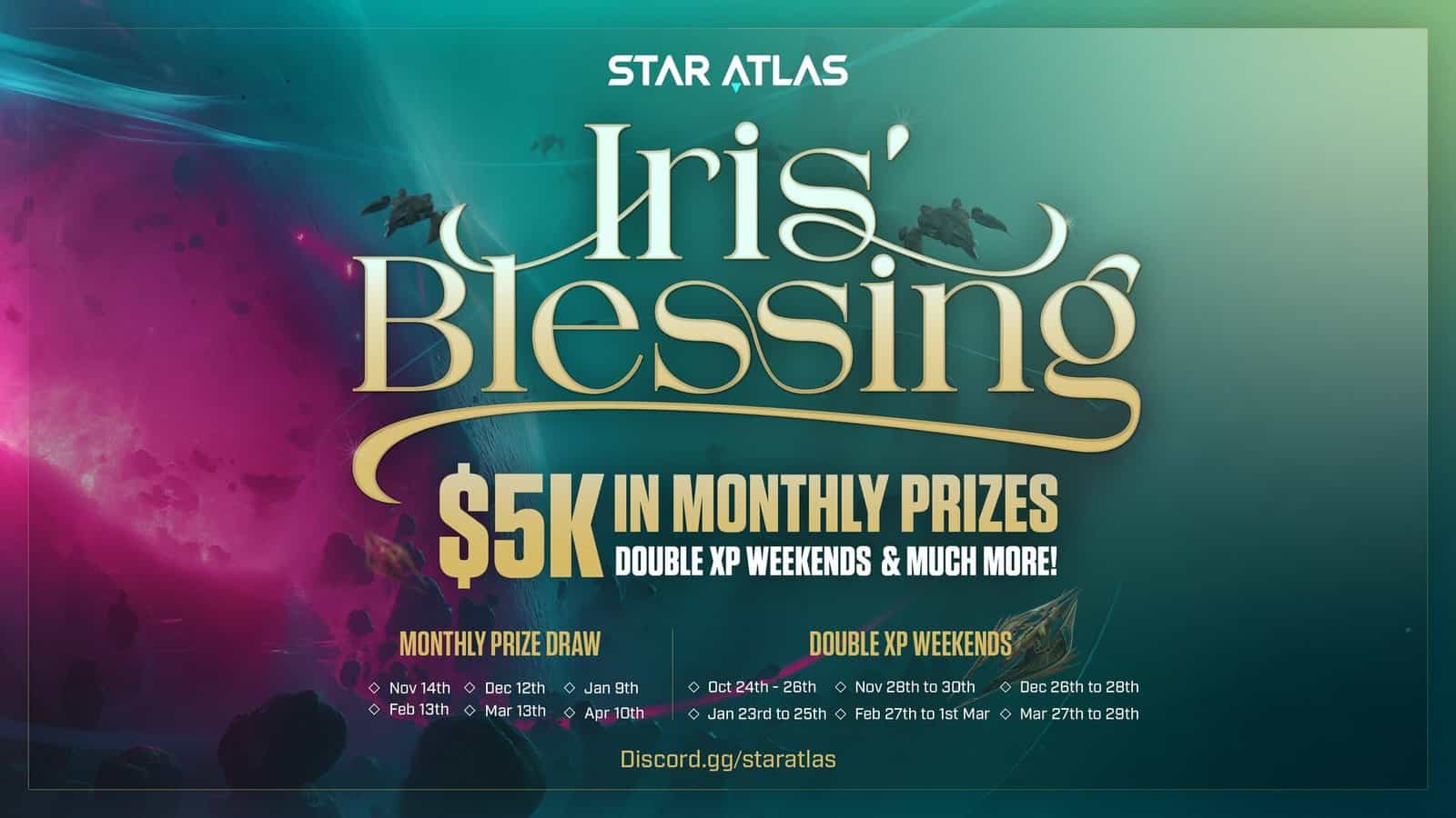Unlocking Iris' Gift: Six Months of XP Bonanzas and $30K in Prizes