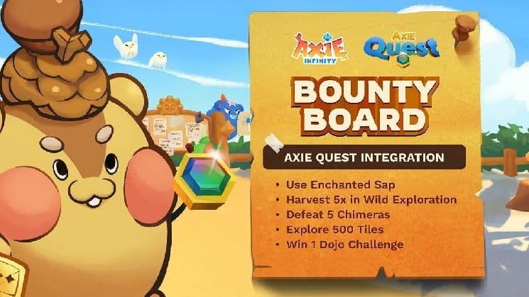 Explore and Earn: Axie Infinity Unveils New Bounties and Broadens Quest Horizons
