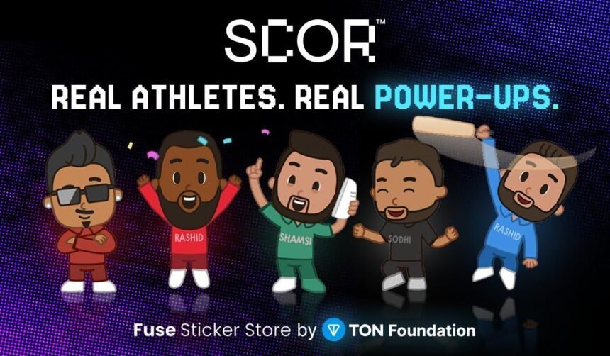 SCOR Sticker Store Debuts on Telegram’s FUSE Marketplace with Cricket Stars
