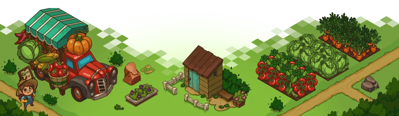 Crypto Farmers gameplay screenshot 2 – Building crypto game on Polygon