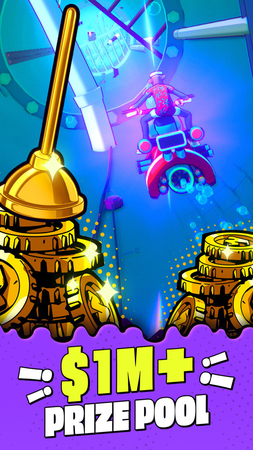 Dookey Dash: Unclogged gameplay screenshot 4 – Casual crypto game on Arbitrum One