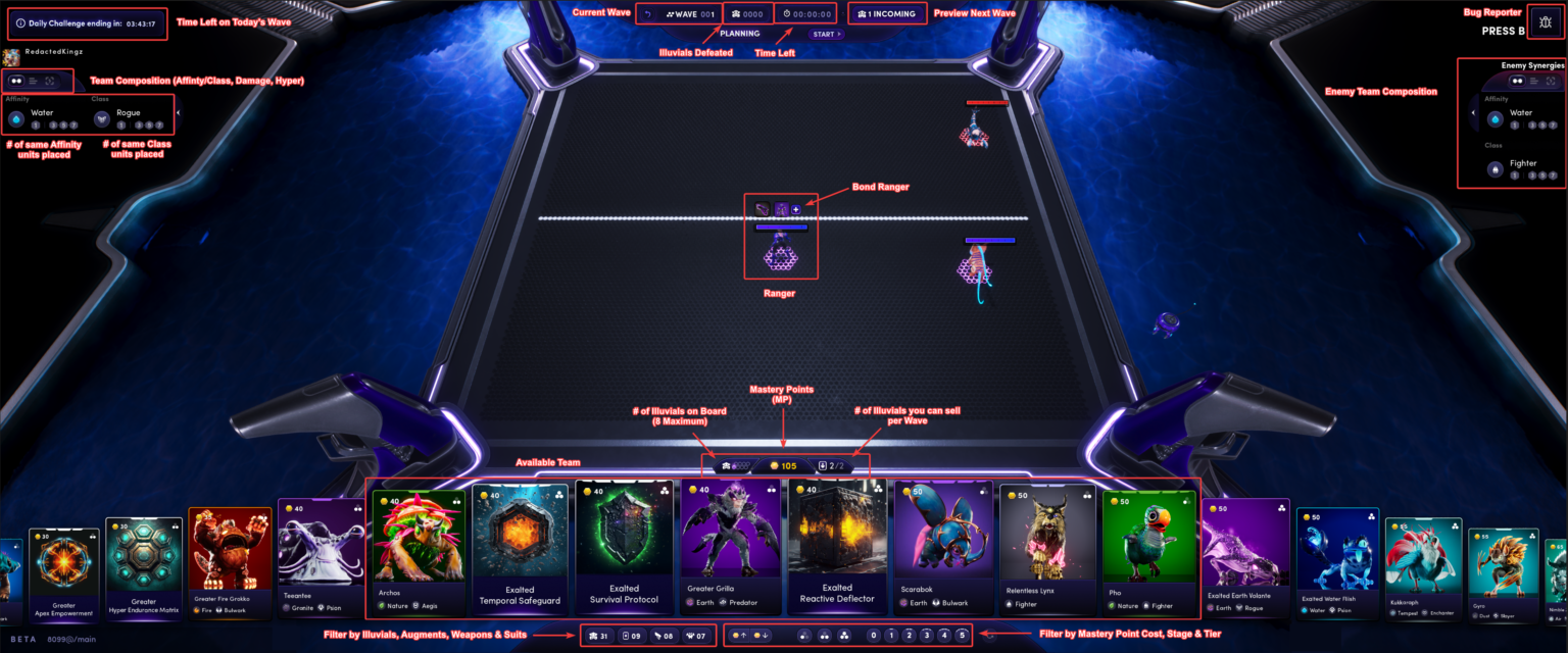 Illuvium: Arena gameplay screenshot 4 – Auto Battler crypto game on Immutable X