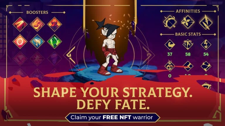 Olderfall gameplay screenshot 2 – Auto Battler crypto game on Arbitrum One