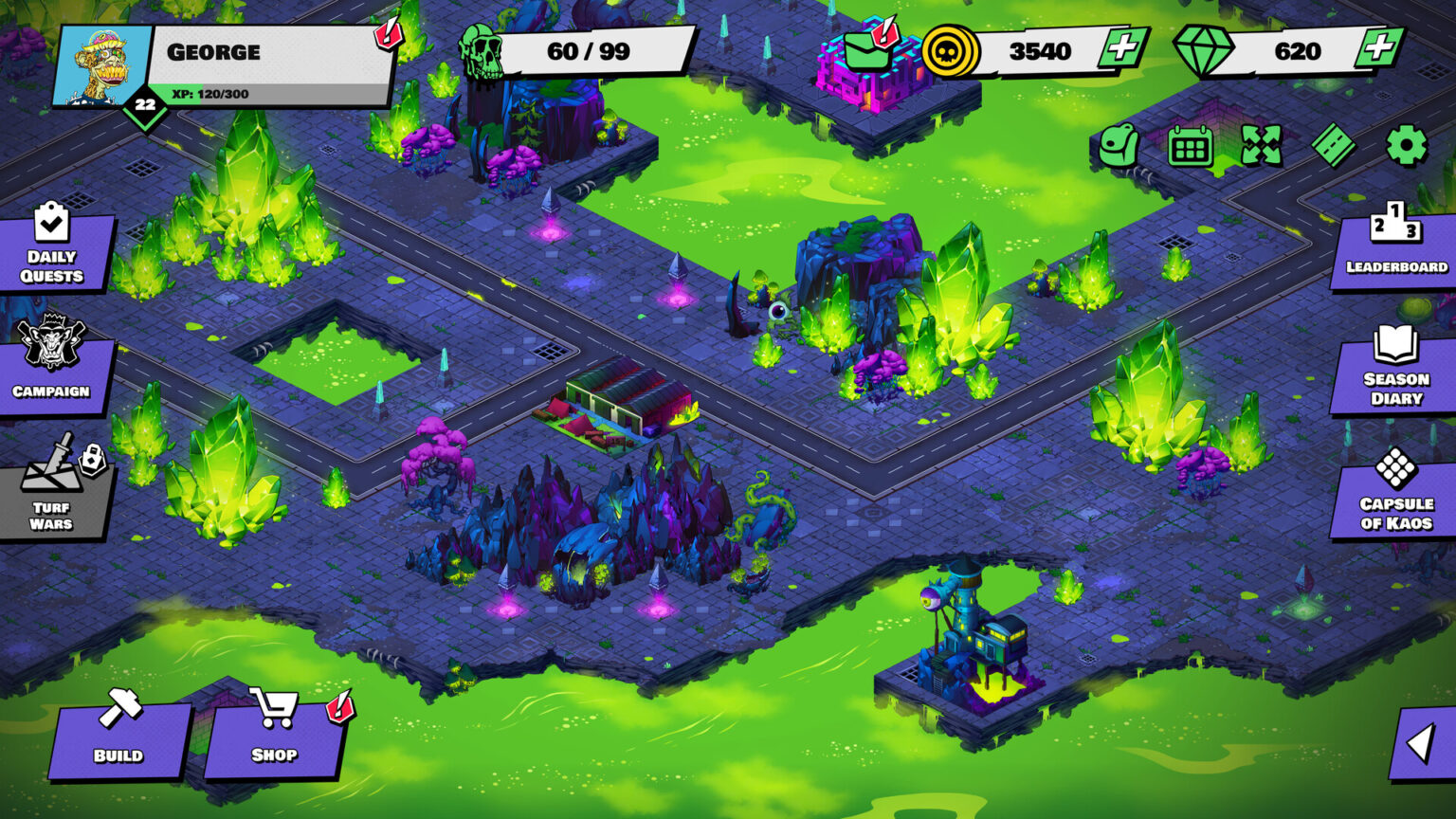 Serum City gameplay screenshot 2 – Metaverse crypto game on Ethereum
