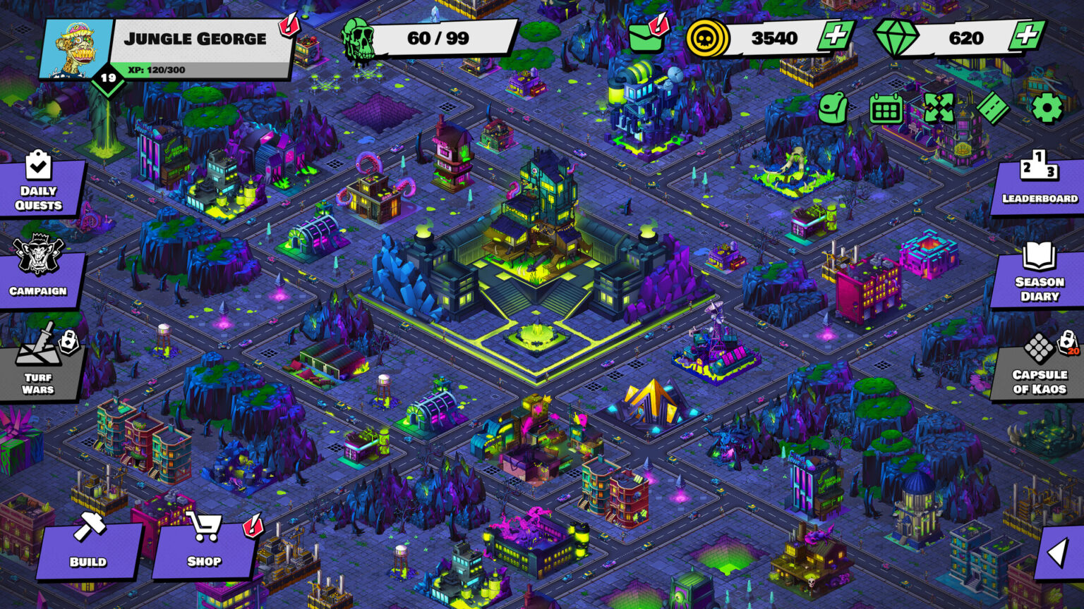 Serum City gameplay screenshot 3 – Metaverse crypto game on Ethereum