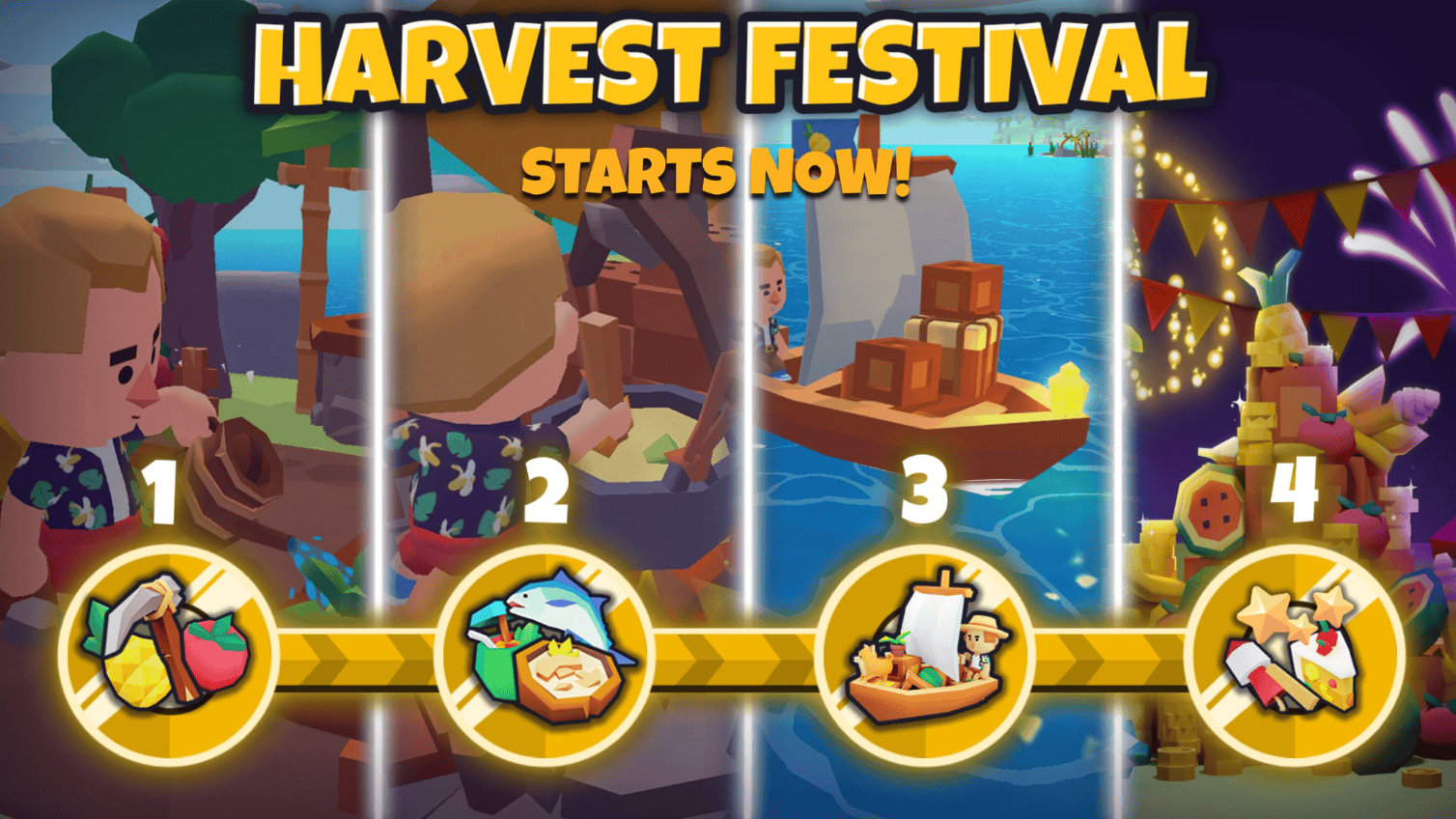 4 stages of Harvest Festival