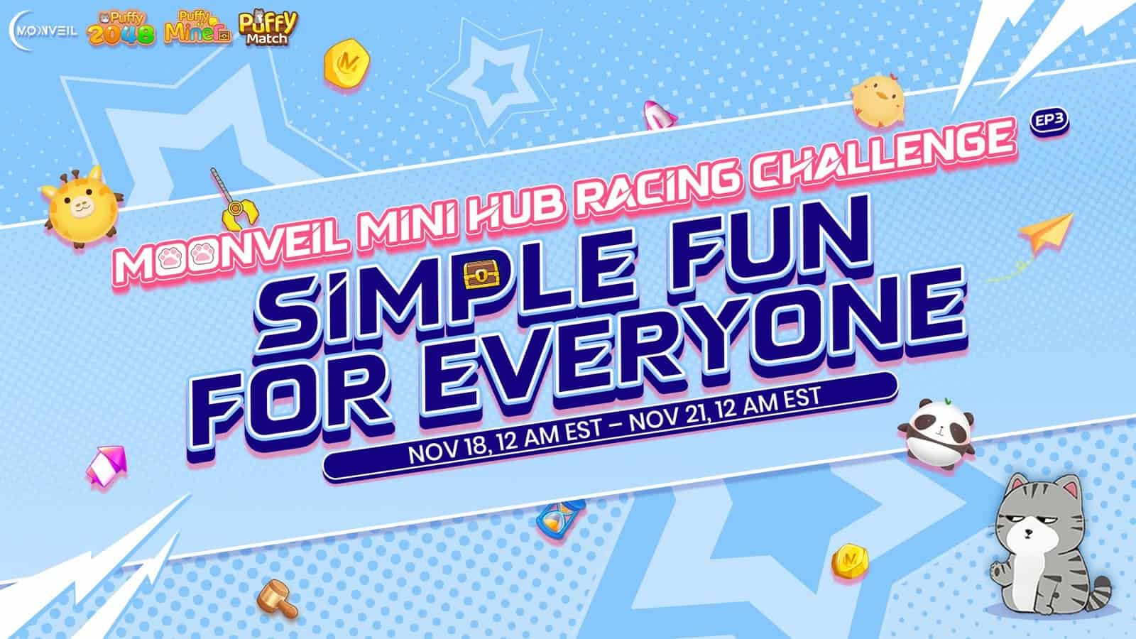 Moonveils Mini Hub Racing Challenge EP3 "How to Maximize Your Earnings with Moonveil's Mini Hub Racing Challenge EP3"