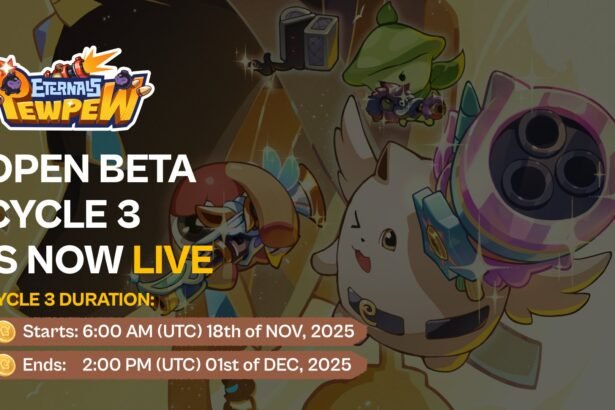 "Eternals Pew Pew Open Beta Cycle 3: Explore, Play, and Earn Rewards"