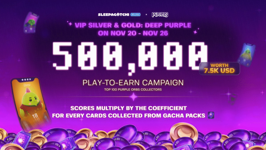 "Sleepagotchi Lite Invites Silver and Gold Members to Exclusive Deep Purple Event"