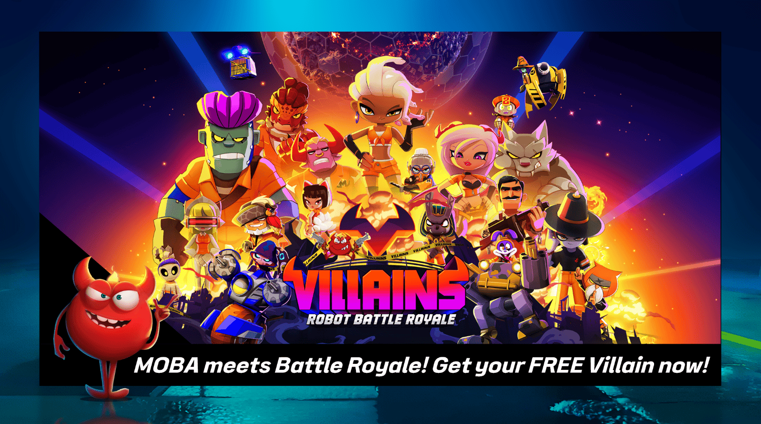 "Villains Unleashed: Global Robot Battle Royale Kicks Off November 26"