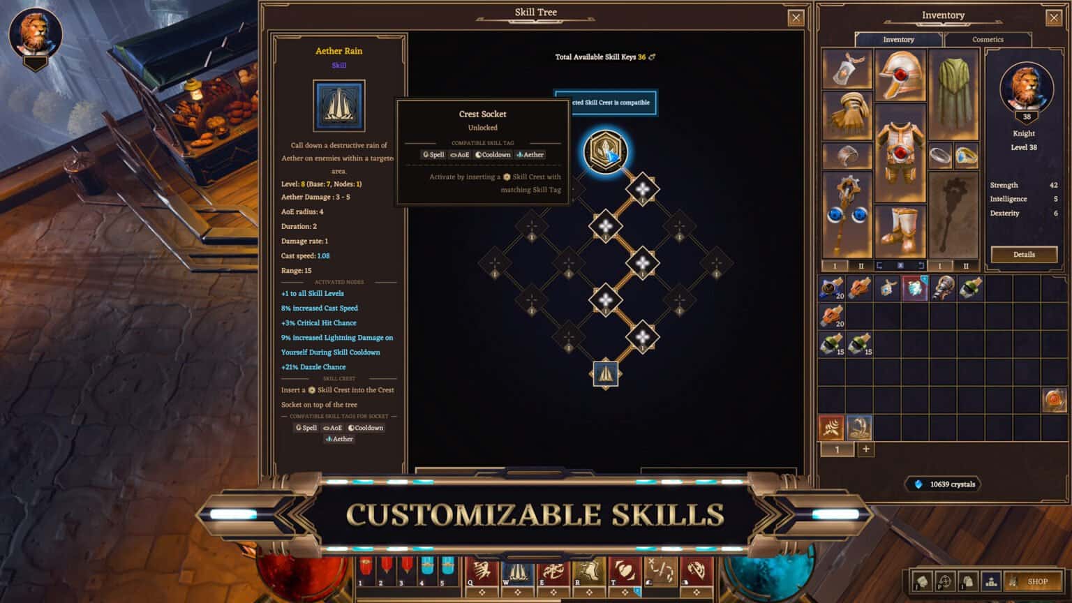 Crystalfall gameplay screenshot 2 – NFT Action Games crypto game