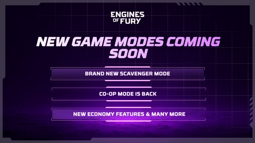 Engines of Fury Announces New Scavenger and Co-op Modes in Major Gameplay Update