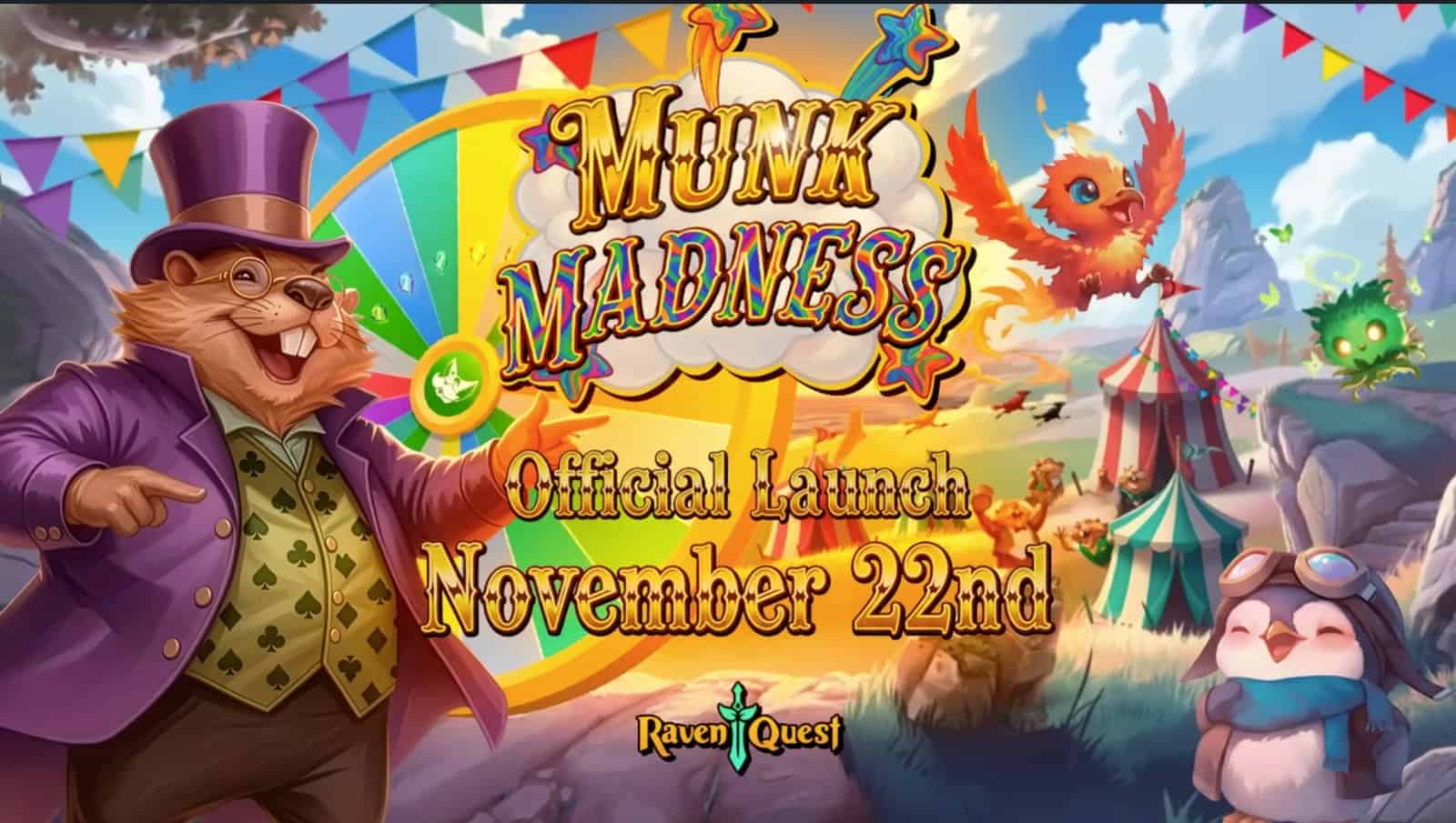 RavenQuests Munk Madness Expansion Set to Release on Nov 22 RavenQuests Munk Madness Expansion Set to Release on Nov 22