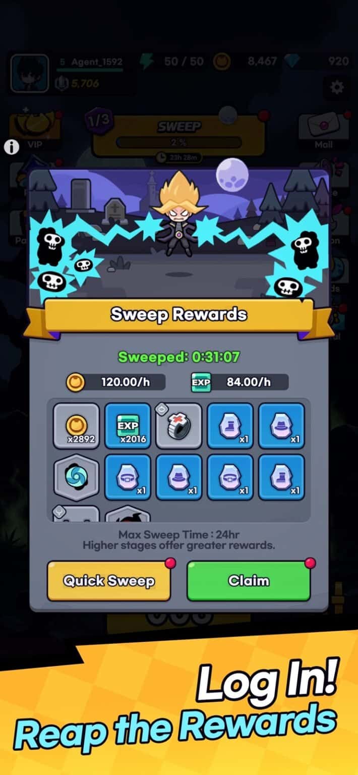 Spekter Agency gameplay screenshot 3 – Casual crypto game on TON