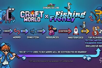 "Explore Craft World x Fishing Frenzy: Join the Play and Earn Event Today!"