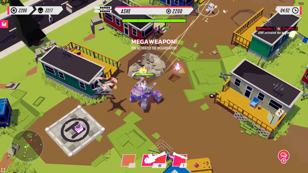 Mega Weapon activated