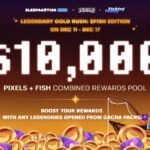 "Explore the $FISH Edition of Legendary Gold Rush in Sleepagotchi LITE Now!"