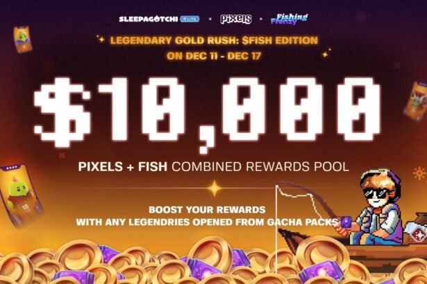 "Explore the $FISH Edition of Legendary Gold Rush in Sleepagotchi LITE Now!"