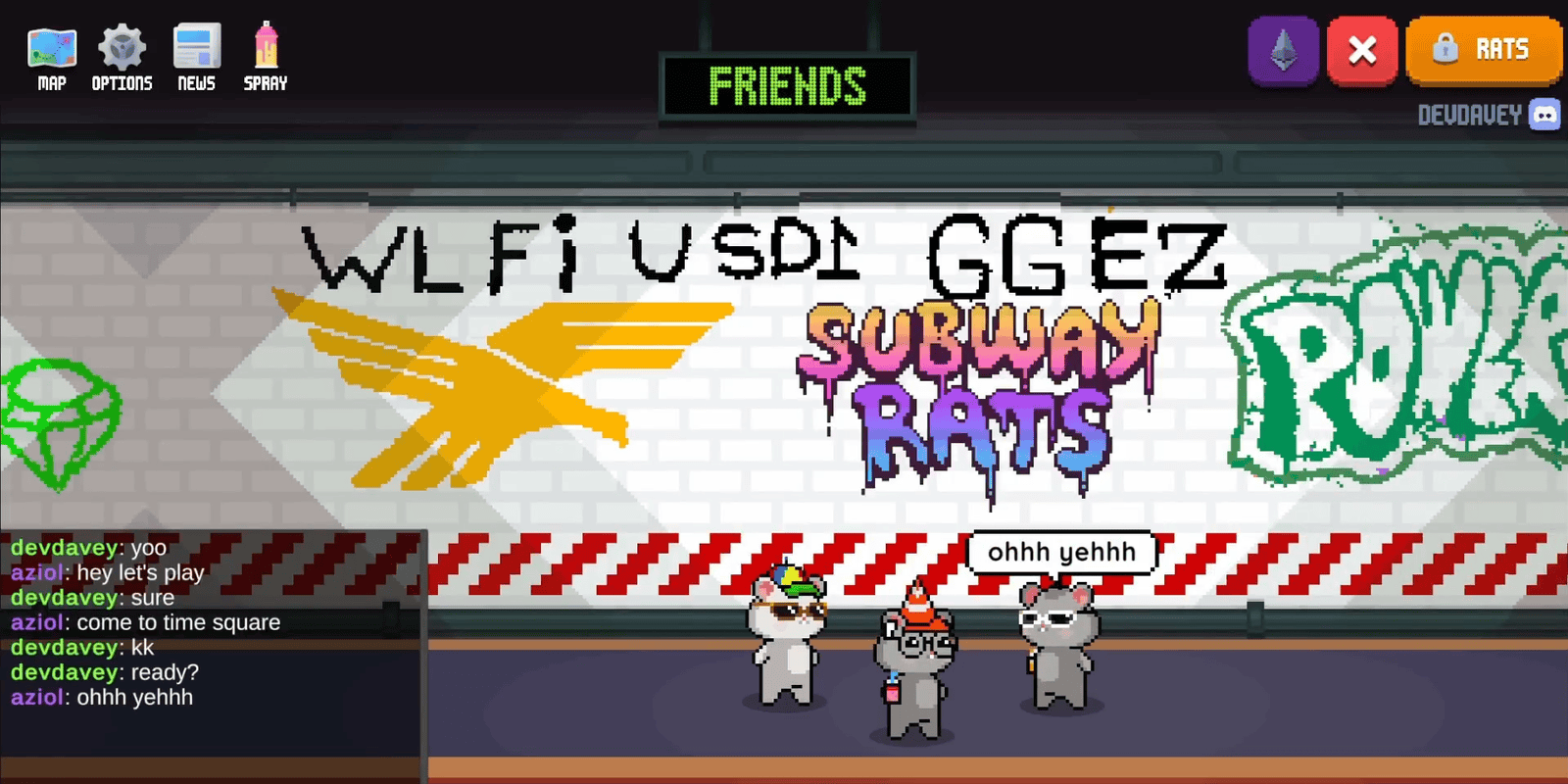 SubwayRats First Game Event This Friday Featuring USDC Giveaway "Join SubwayRats' First Game Event This Friday: Win Big with a USDC Giveaway!"