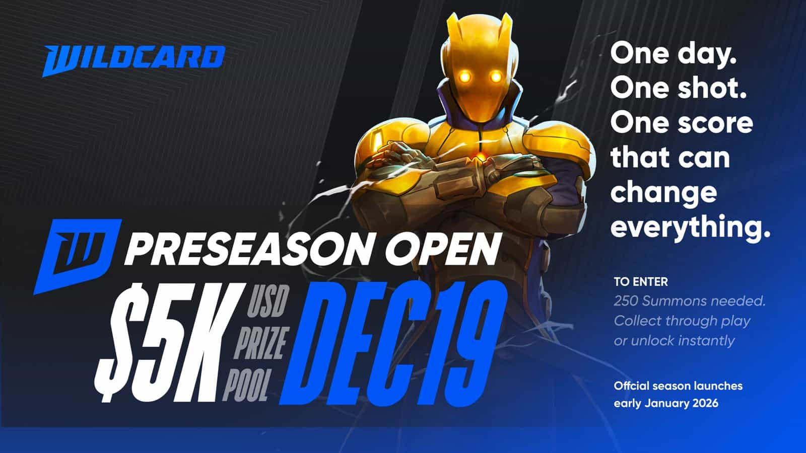 Wildcard Launches $5,000 Preseason Open Tournament "Wildcard Unveils $5,000 Preseason Open Tournament: Register Now"
