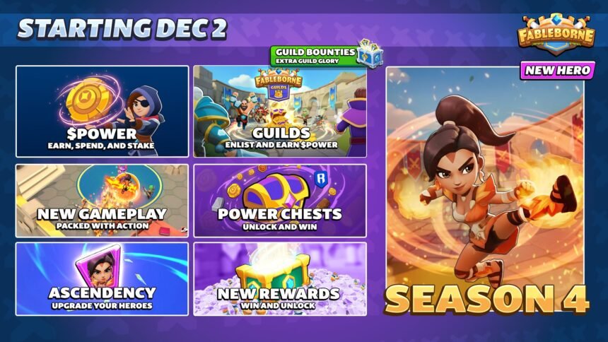 Fableborne Launches Season 4 With New Events, Rewards and Competitive Progression