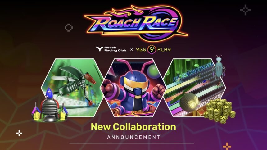 Gamified Crypto Prediction Game Roach Racing Club Joins YGG Play Launchpad