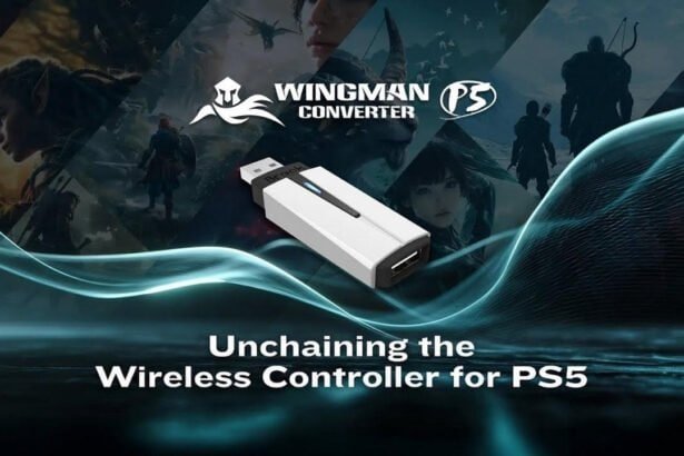 Wingman P5 by Brook Gaming: True wireless & near-zero latency for native PS5, PS4 & PC gaming.