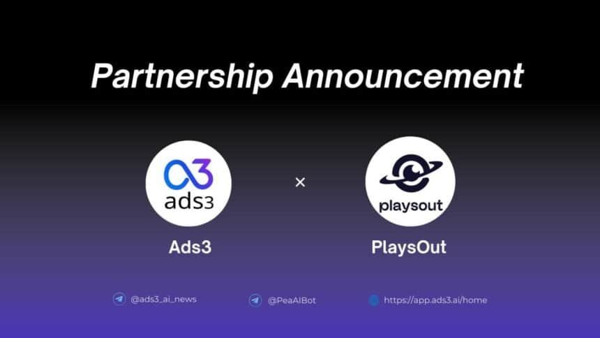 PlaysOut and Ads3 Partner to Boost Web3 Game User Acquisition
