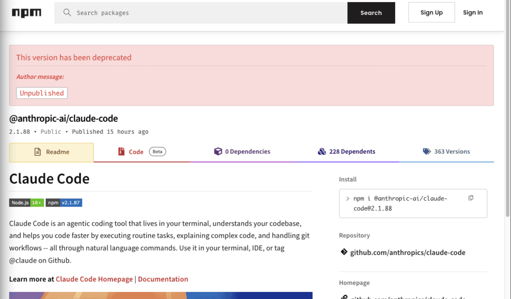 Anthropic Accidentally Ships Claude Code Source in Npm Package, Exposing Unreleased Features and internal Telemetry