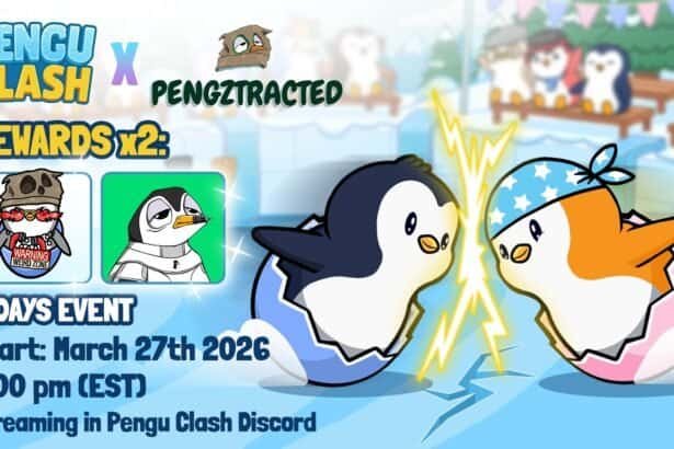 Pengu Clash and Pengztracted launch 72-hour ICE raffle today