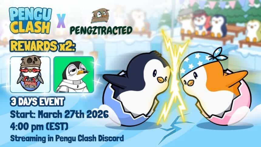 Pengu Clash and Pengztracted launch 72-hour ICE raffle today