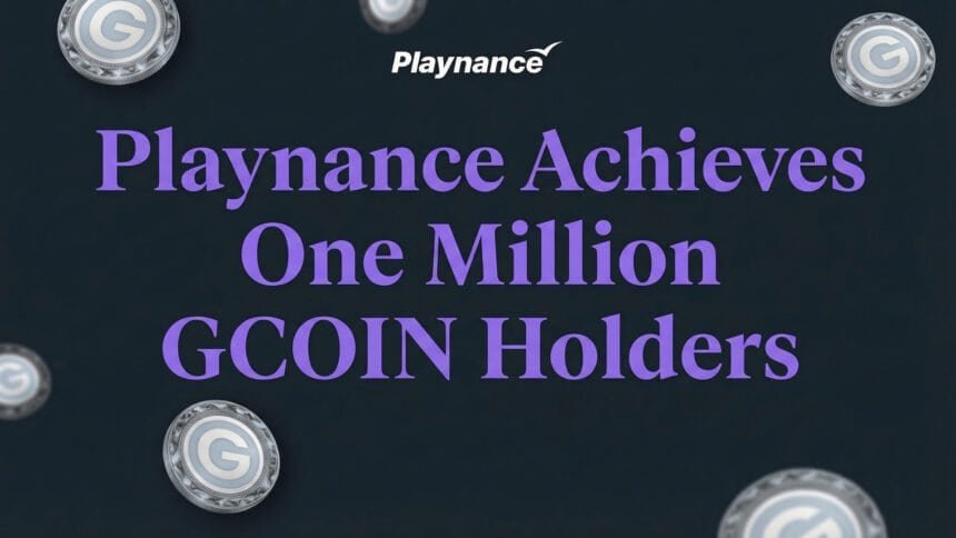 Playnance Just Hit One Million GCOIN Holders