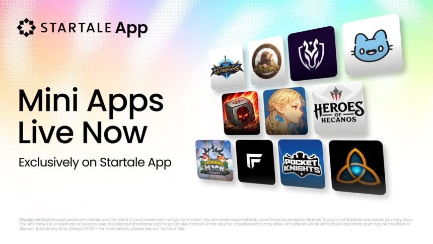 Soneium's Startale app opens full public access with 11 new mini apps.