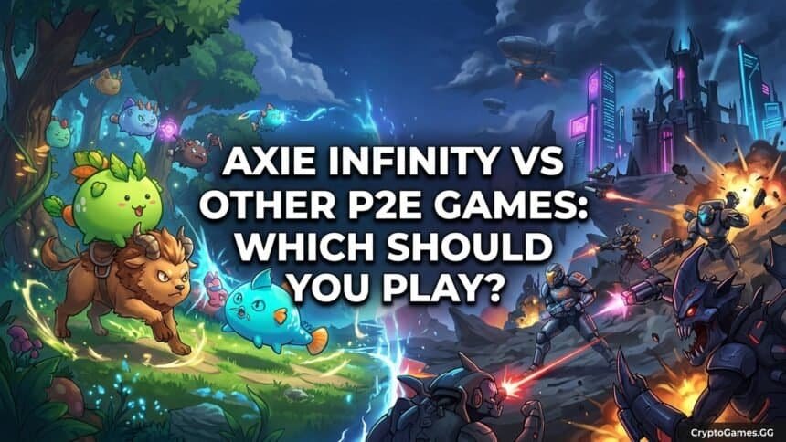 Featured image for Axie Infinity vs Other P2E Games: Which Should You Play?