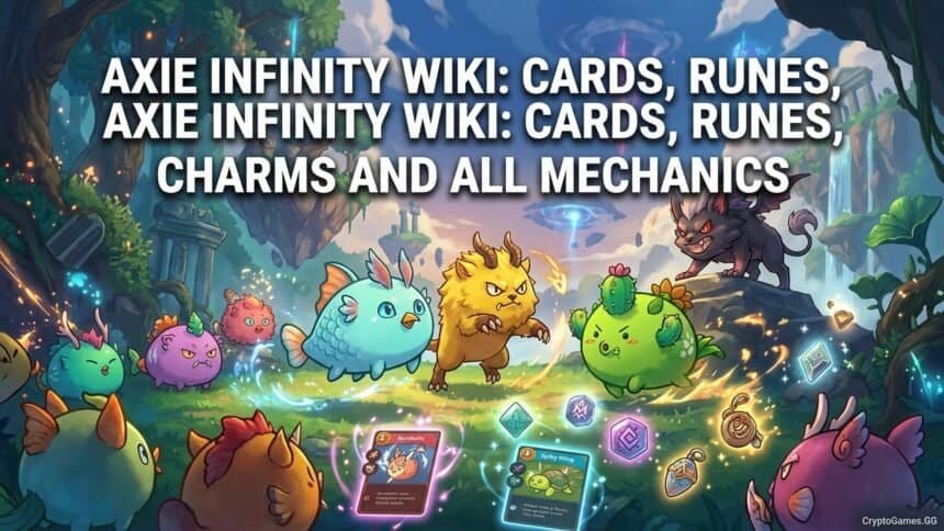 Featured image for Axie Infinity Wiki: Cards, Runes, Charms and All Mechanics
