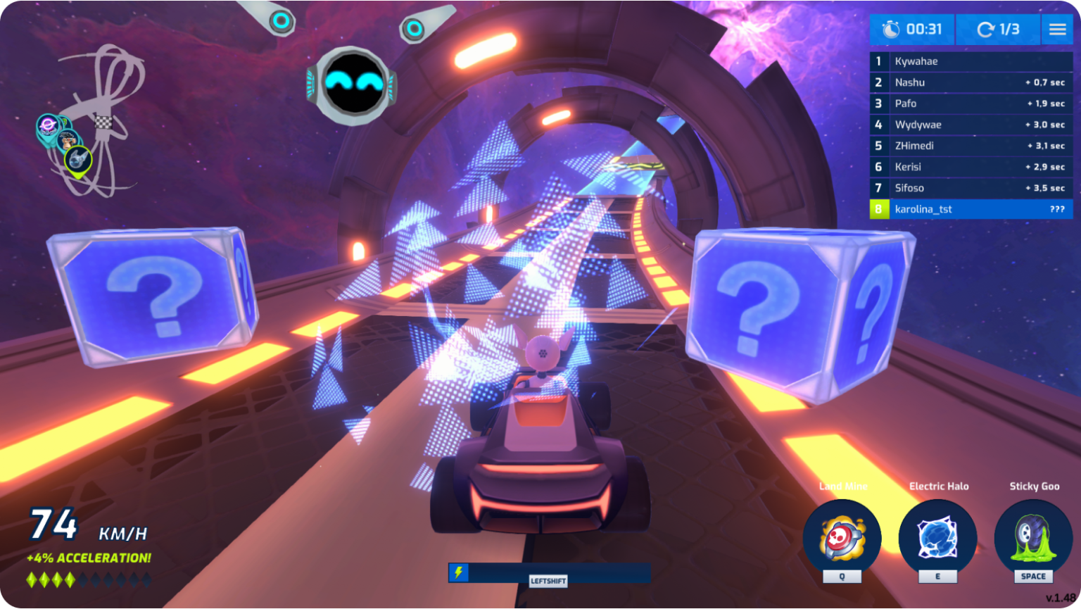Formula Funtico gameplay screenshot 1 – Multiplayer crypto game on Avalanche