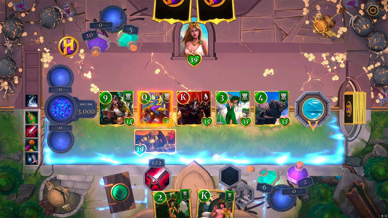 Hellmaster gameplay screenshot 1 – Card crypto game on Immutable X