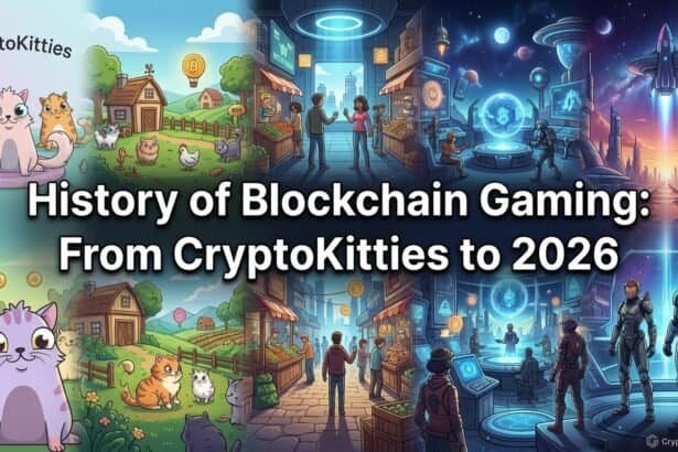 Featured image for History of Blockchain Gaming: From CryptoKitties to 2026