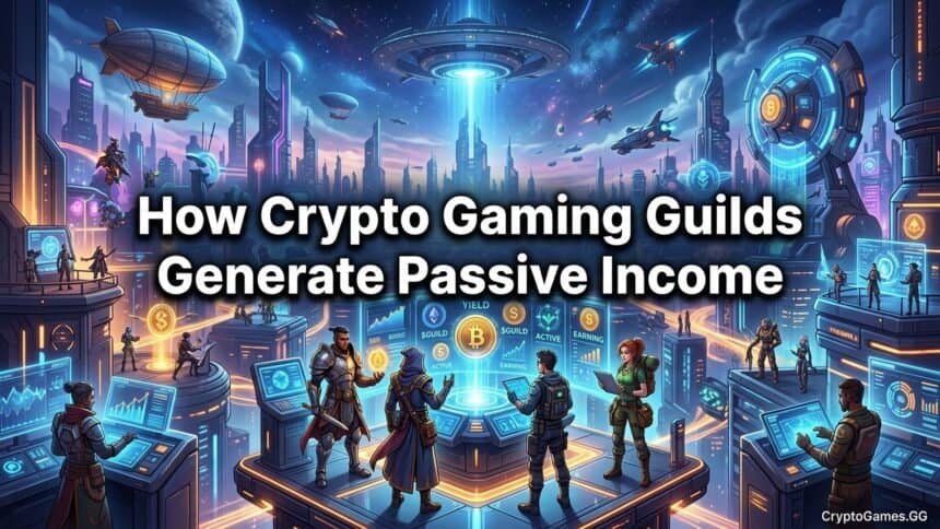 Featured image for How Crypto Gaming Guilds Generate Passive Income